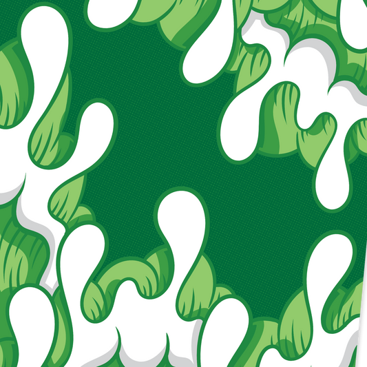 "Close Out Wave" Print (Greenscale)