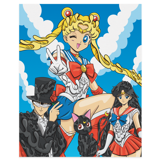 "Sailor Moon" Print by Aaron Kai